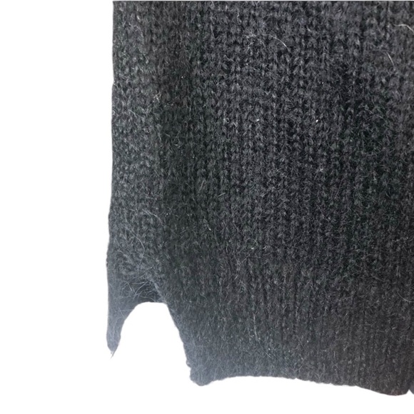Magaschoni Crewneck Mohair Wool Block Sweater SZ S Monochrome Mood: Trio-Toned - Picture 5 of 8